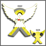 Hope Pediatric Brain Cancer Awareness Pin