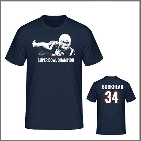 Rex Burkhead Super Bowl Champion T-Shirt