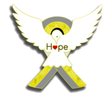 Hope & Purpose Pediatric Brain Cancer Awareness Pin
