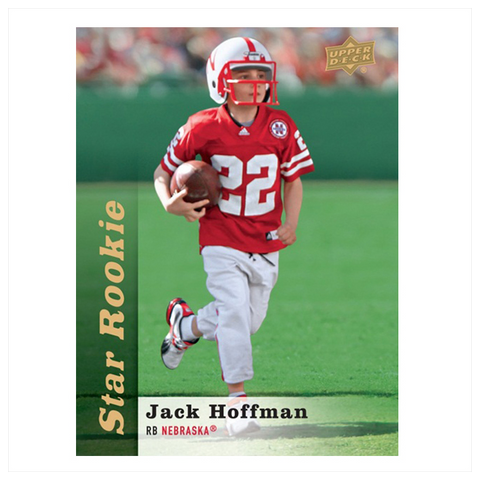 Jack Hoffman Rookie Card 5"x7" by Upper Deck